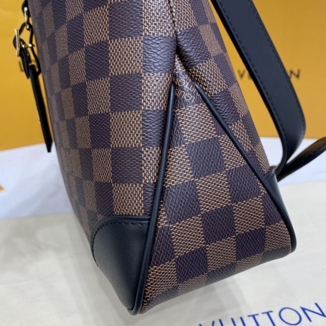 Louis Vuitton ODEON MM Handbag Damier Ebene N50062 Black